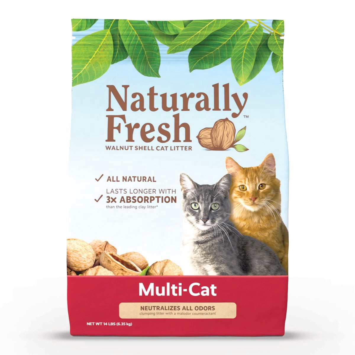 slide 1 of 29, Naturally Fresh Multi Cat, 14 lb