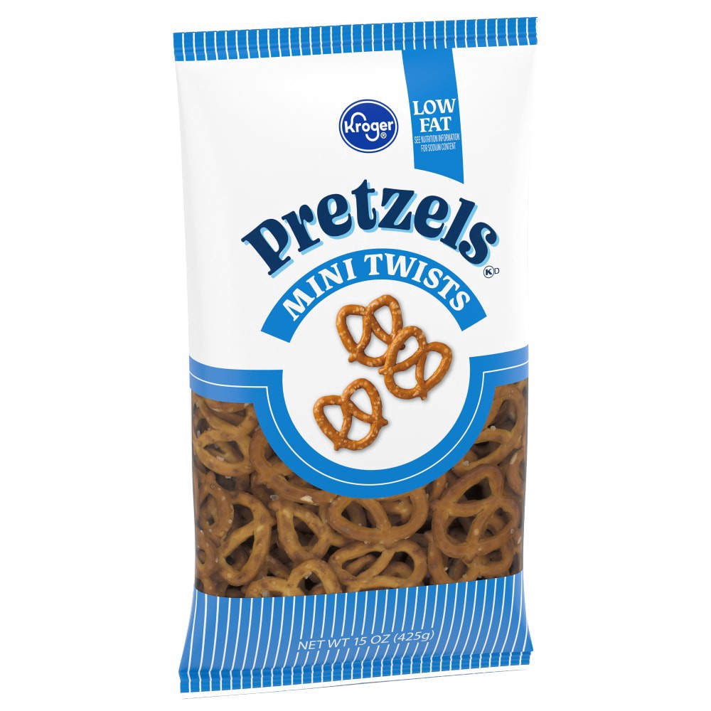 slide 3 of 6, Kroger Mini Twist Pretzels, 15 oz