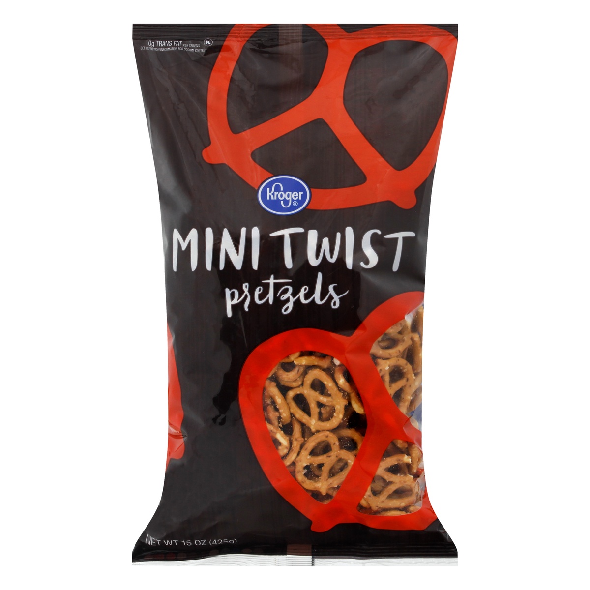 slide 1 of 1, Kroger Mini Twist Pretzels, 15 oz