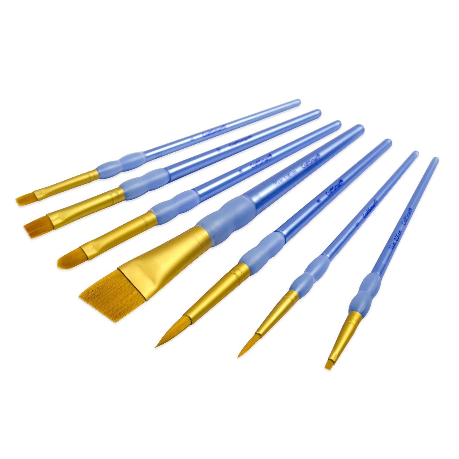 slide 4 of 4, Golden Taklon Angular Brush Super Value Pack By Craft Smart, 1 ct