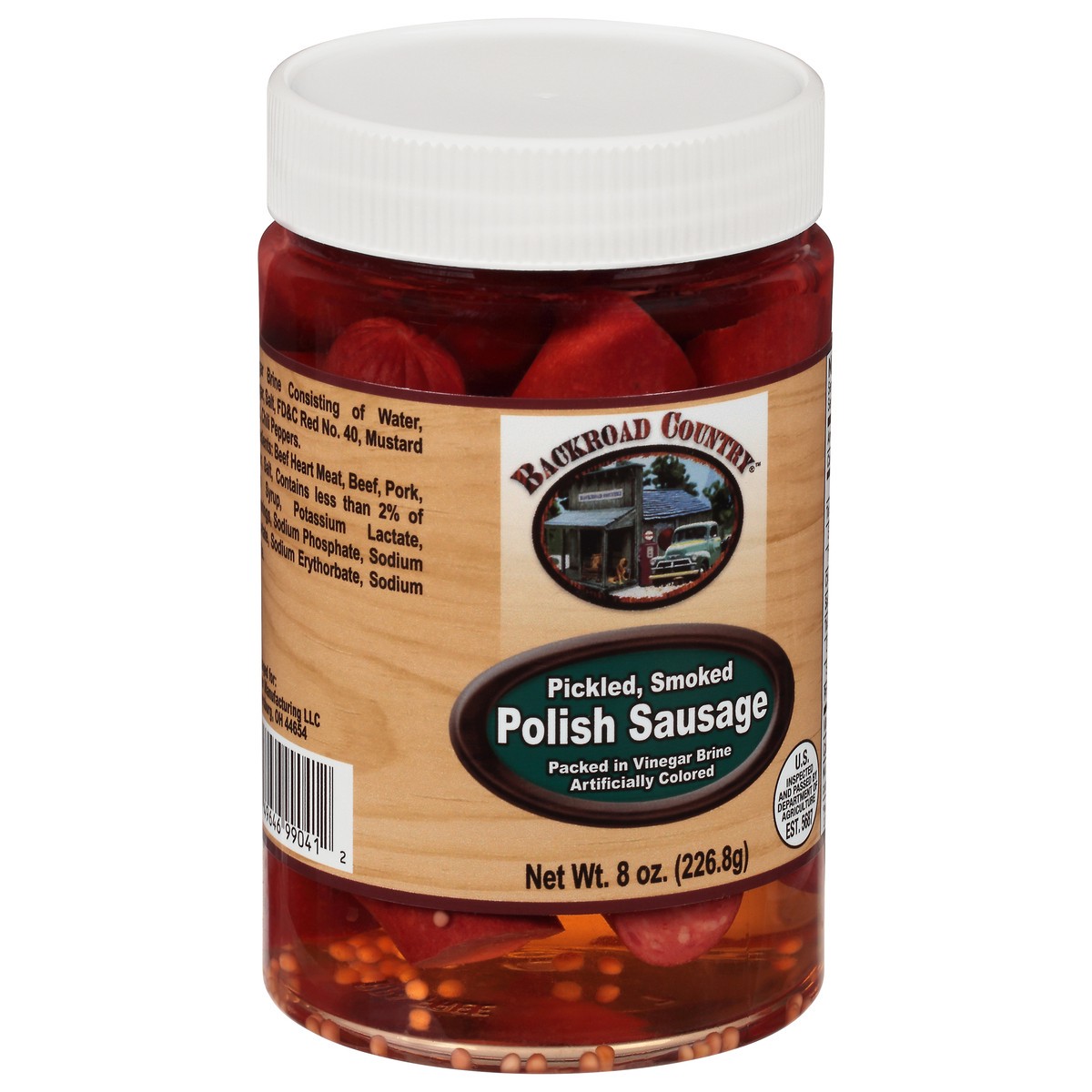 slide 6 of 12, Backroad Country Pickled Smoked Polished Sausage 8 oz, 8 oz