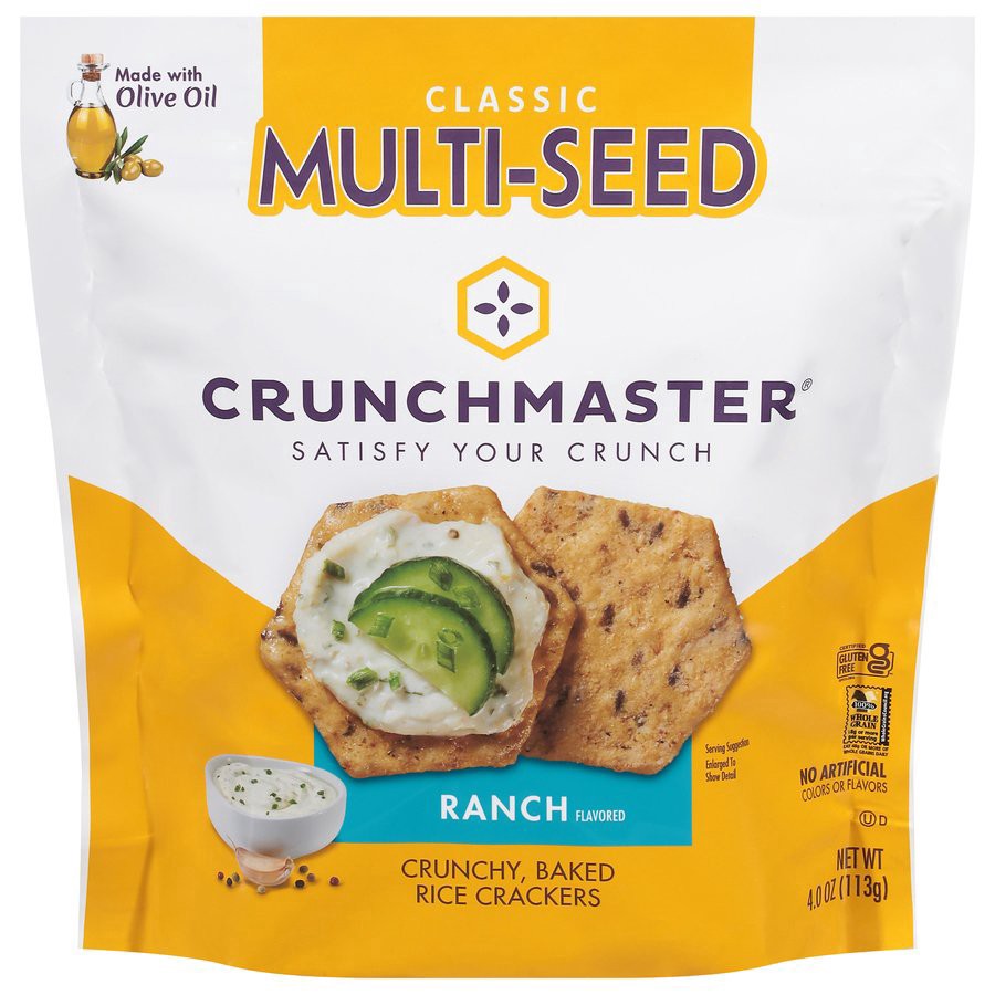 Crunchmaster Ranch Rice Crackers 4 oz | shipt
