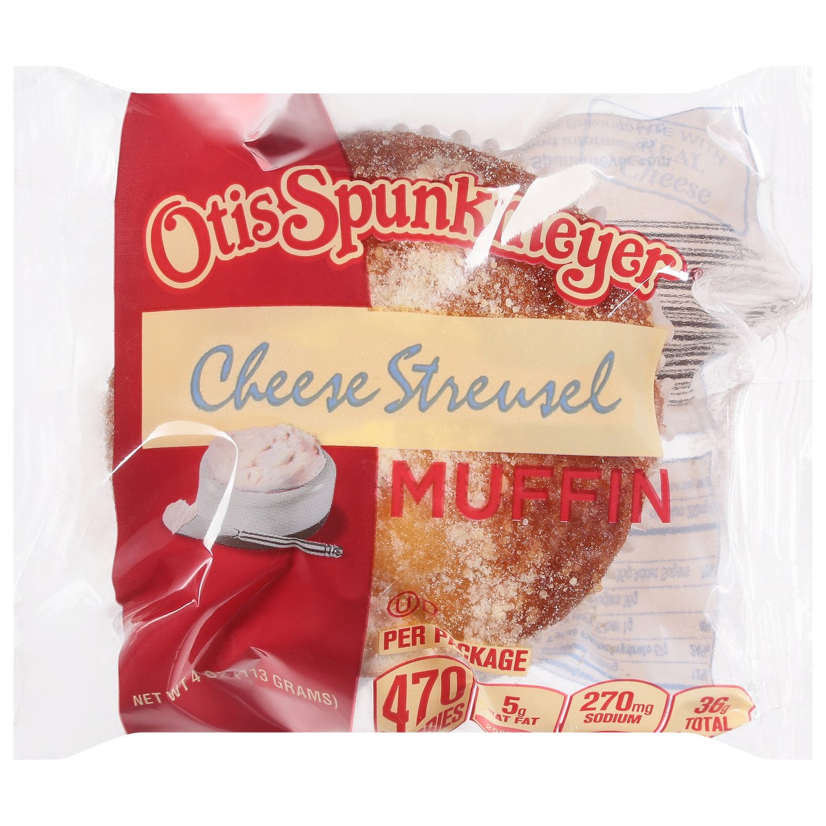 slide 2 of 13, Os Iw Cheese Strusel Muffin, 1 ct
