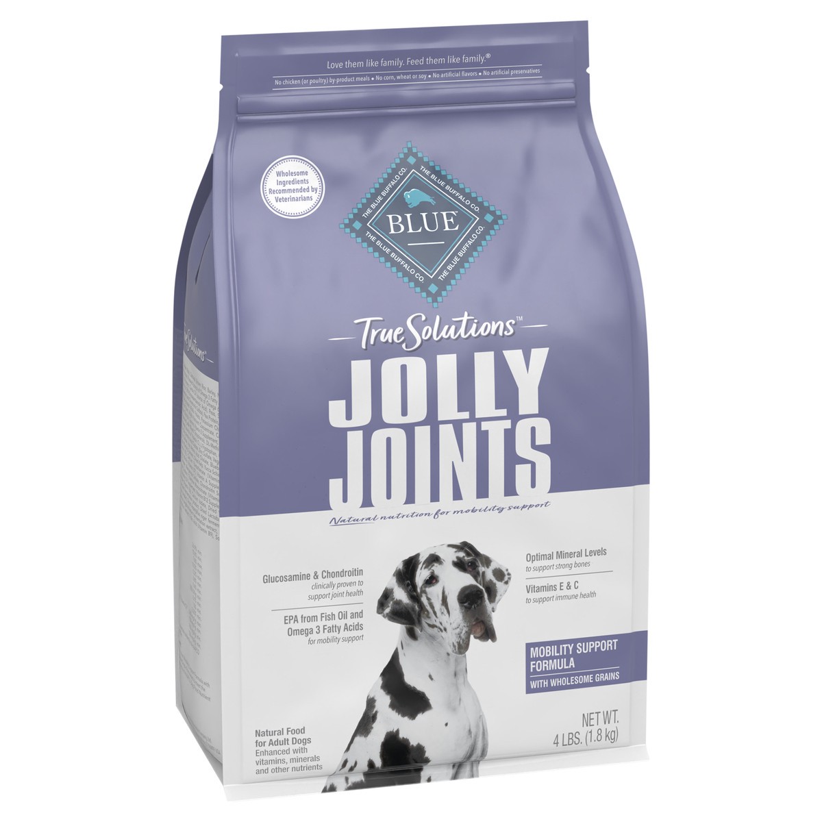 slide 2 of 9, Blue Buffalo True Solutions Jolly Joints Mobility Support Adult Dog, 4 lb