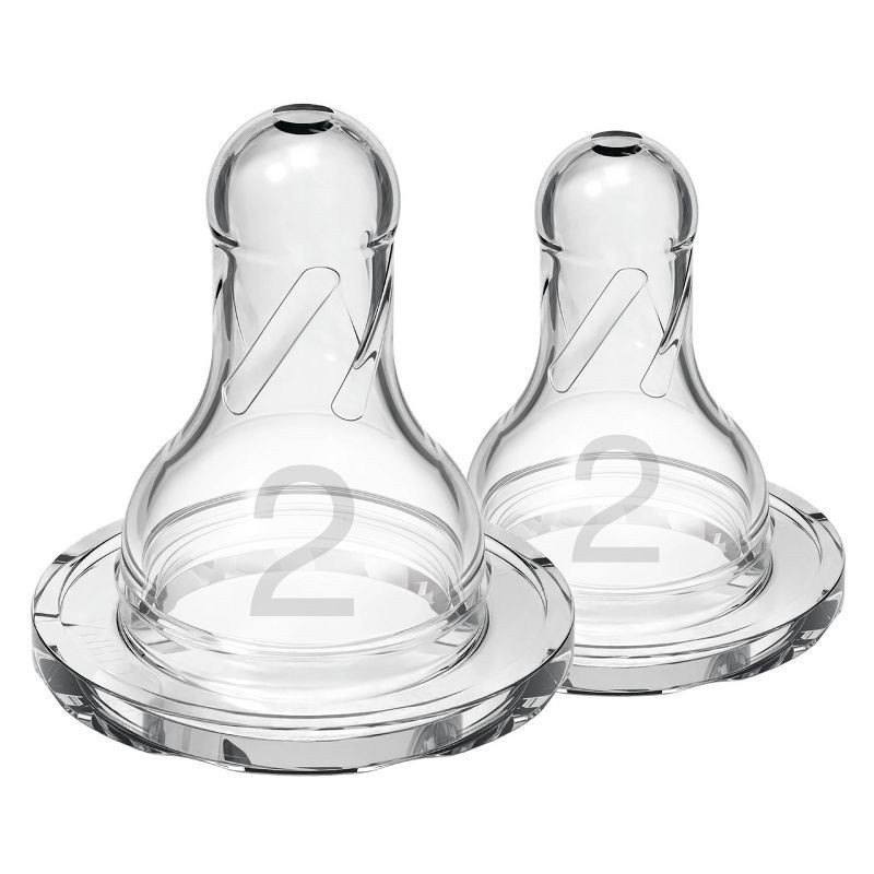 slide 1 of 7, Dr. Brown's Standard Bottle with Level 2 Nipple (2 Pack), 2 ct