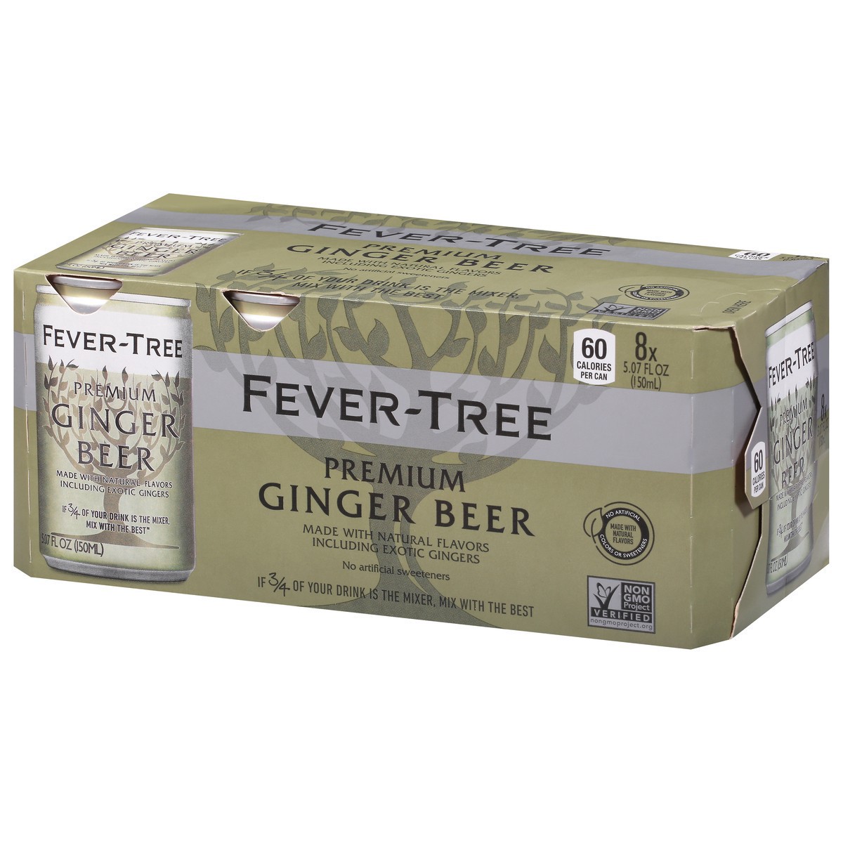 slide 8 of 9, Fever-Tree Premium Ginger Beer 8x150ml, 8 ct; 5 oz