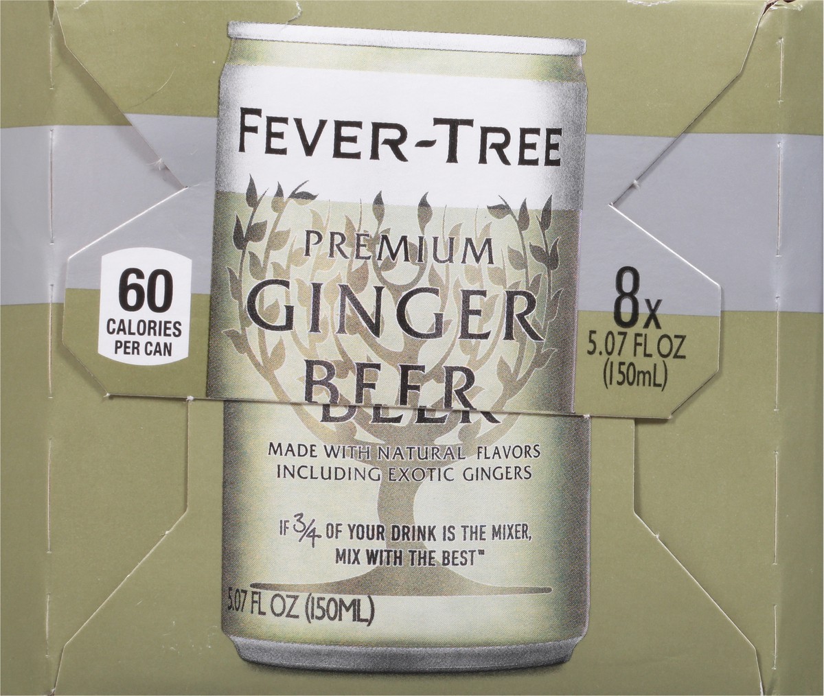 slide 4 of 9, Fever-Tree Premium Ginger Beer 8x150ml, 8 ct; 5 oz