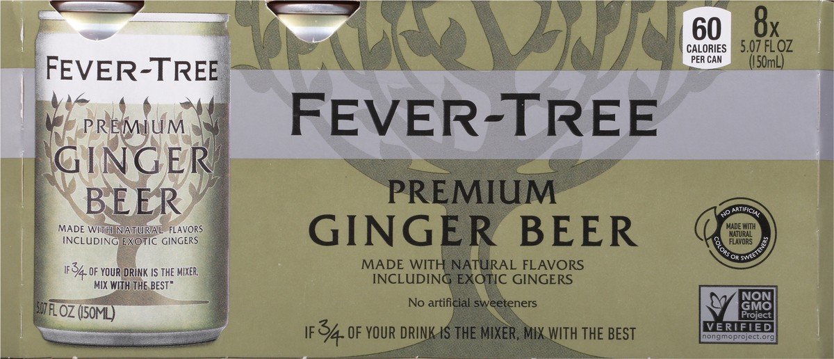 slide 2 of 9, Fever-Tree Premium Ginger Beer 8x150ml, 8 ct; 5 oz