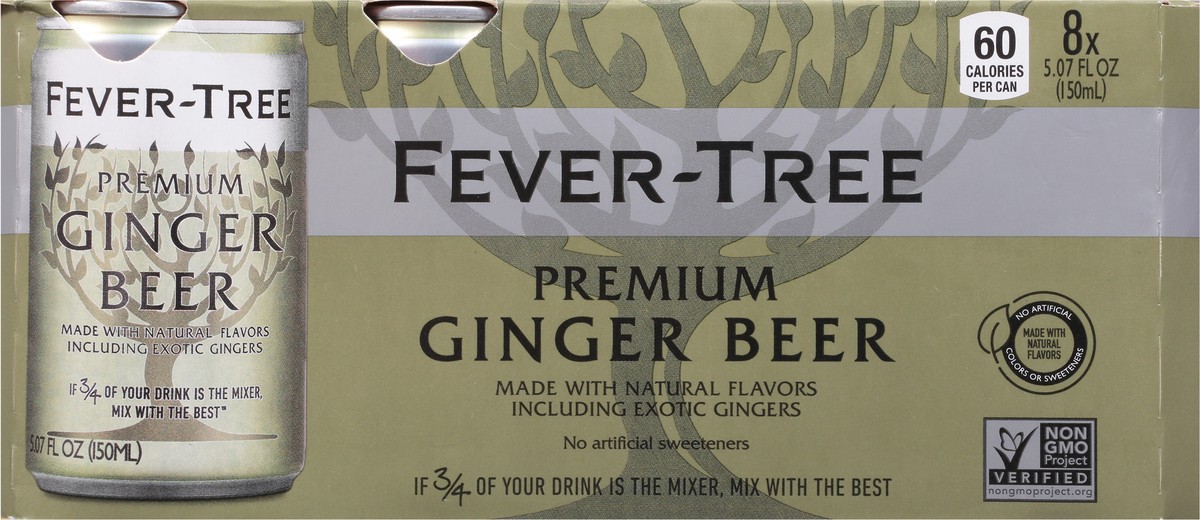 slide 5 of 9, Fever-Tree Premium Ginger Beer 8x150ml, 8 ct; 5 oz
