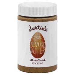 Justin's Almond Butter Classic 16 Oz