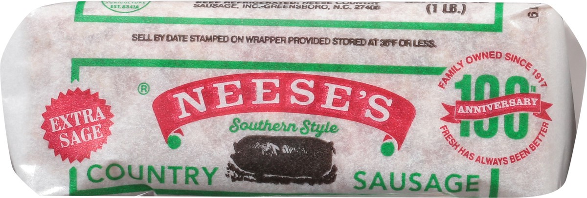 slide 2 of 9, Neese's Southern Style Country Sausage 16 oz, 16 oz