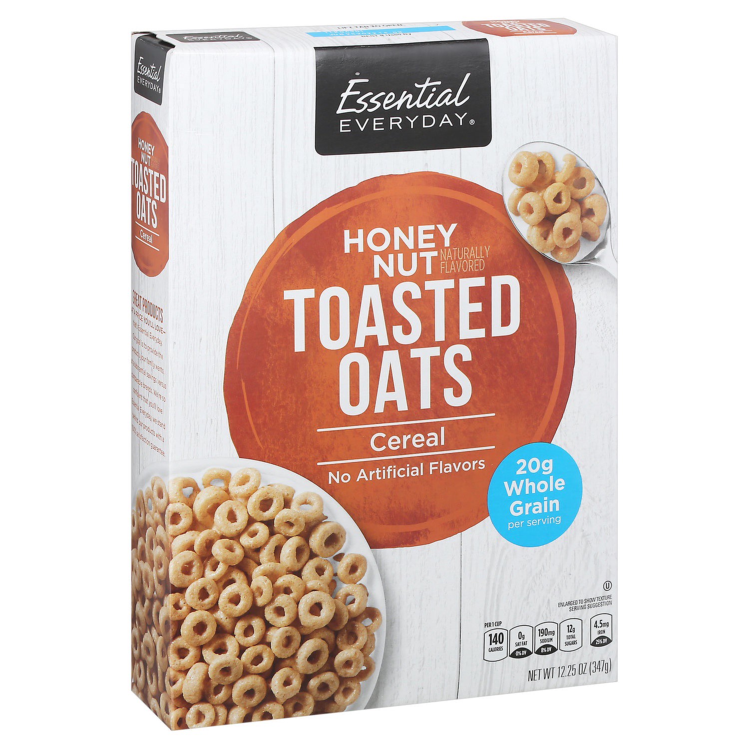 Essential Everyday Honey Nut Toasted Oats 12.25 oz