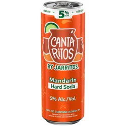 Cantaritos Mandarin Hard Soda 25 fl oz
