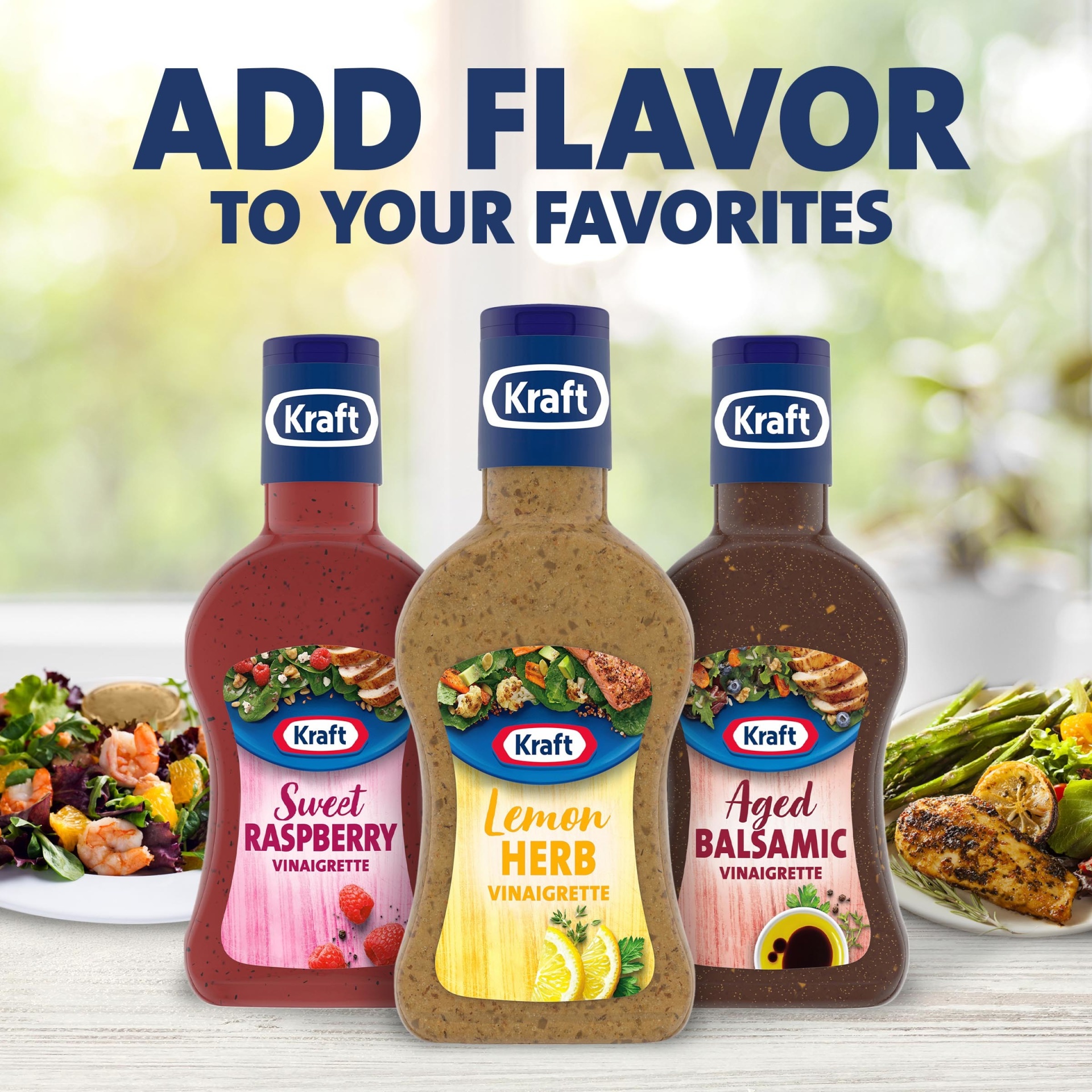 Kraft Lemon Herb Vinaigrette Salad Dressing 14 fl oz Shipt