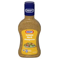 Kraft Lemon Herb Vinaigrette, 14 fl oz Bottle