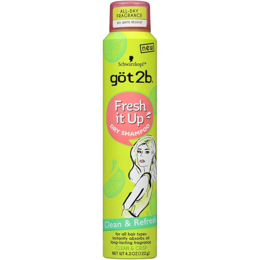 slide 1 of 1, göt2b Fresh It Up Clean Fresh Dry Shampoo, 4.32 oz