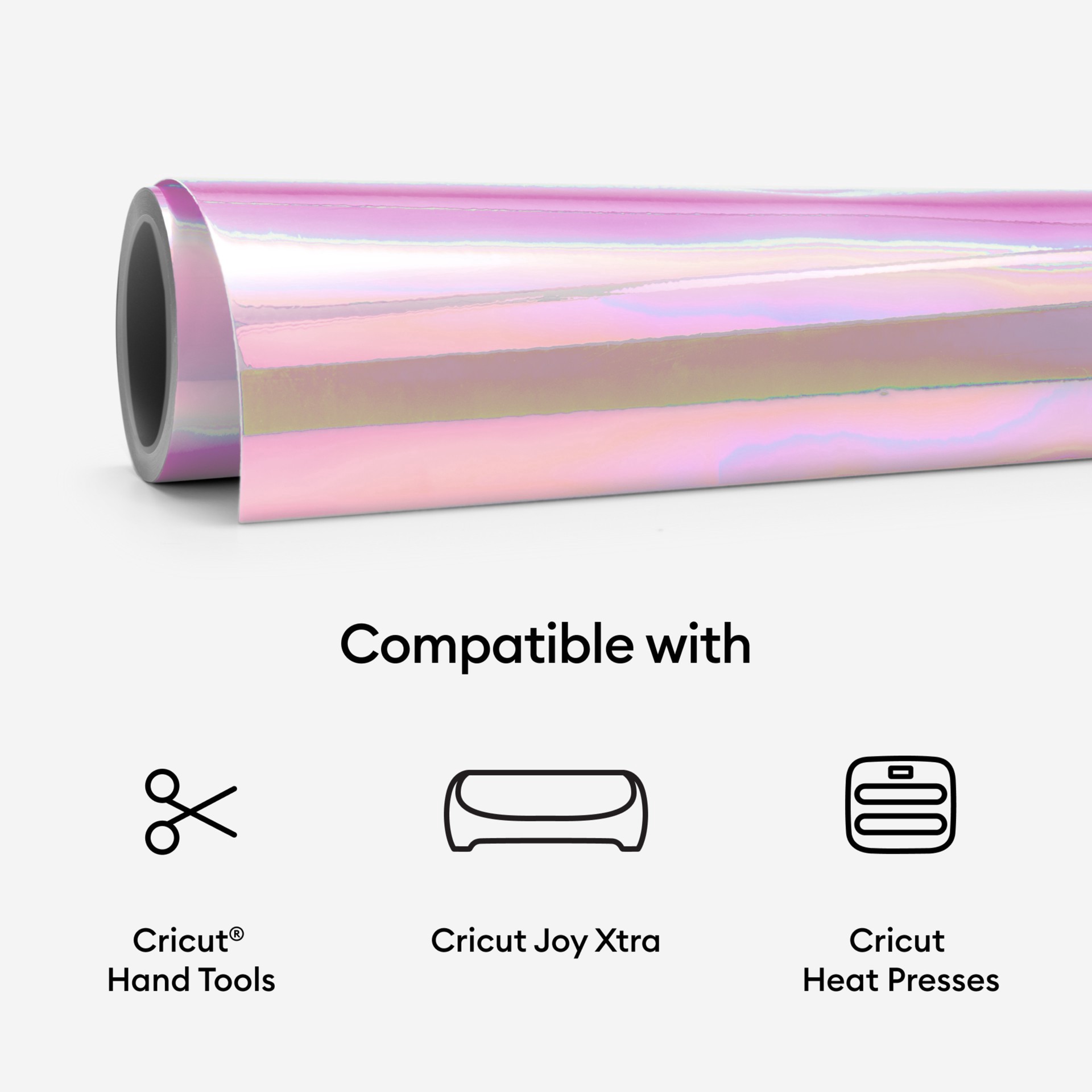 slide 4 of 7, Cricut Joy Xtra Smart Iron-On Holographic Sampler, 9.5 in x 12 in