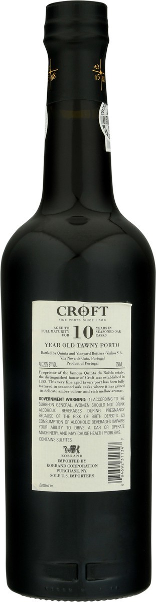 slide 3 of 11, Croft Year Old Tawny Porto 750 ml Bottle, 750 ml
