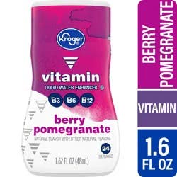 Kroger Berry Pomegranate Vitamin Liquid Water Enhancer - 1.62 fl oz