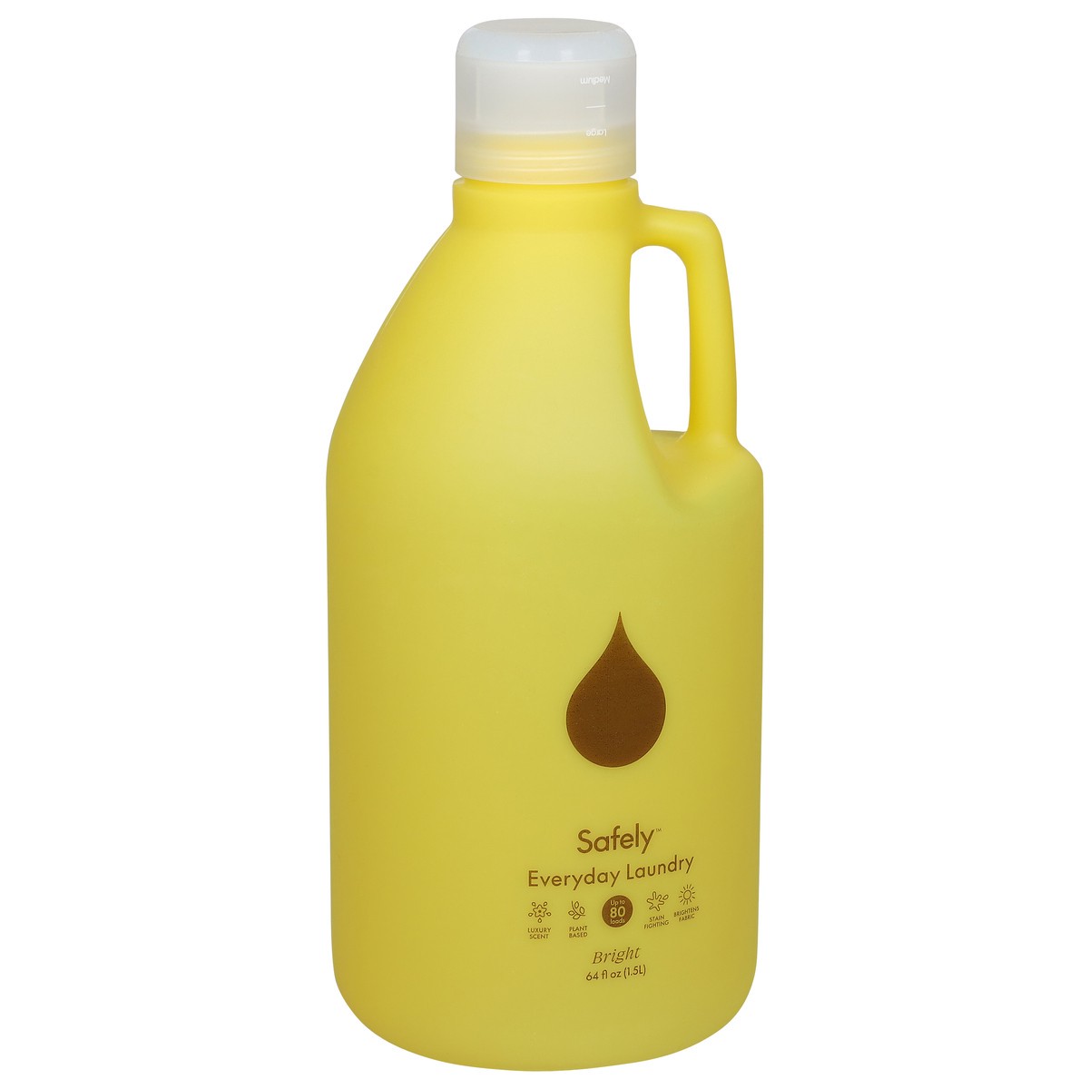 slide 7 of 9, Safely Everyday Laundry Bright Detergent 64 fl oz, 64 fl oz
