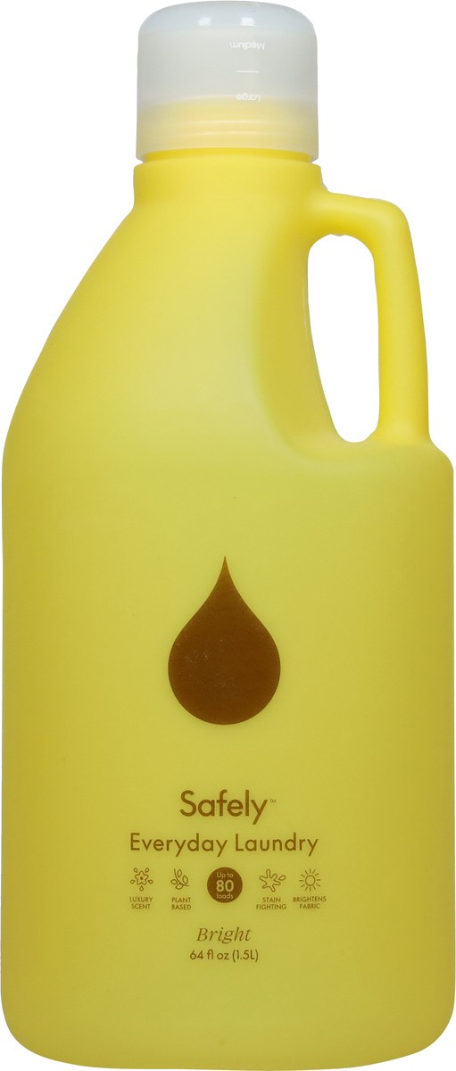 slide 3 of 9, Safely Everyday Laundry Bright Detergent 64 fl oz, 64 fl oz