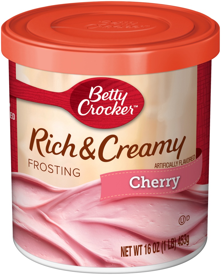 slide 1 of 1, Betty Crocker Rich & Creamy Cherry Frosting, 16 oz