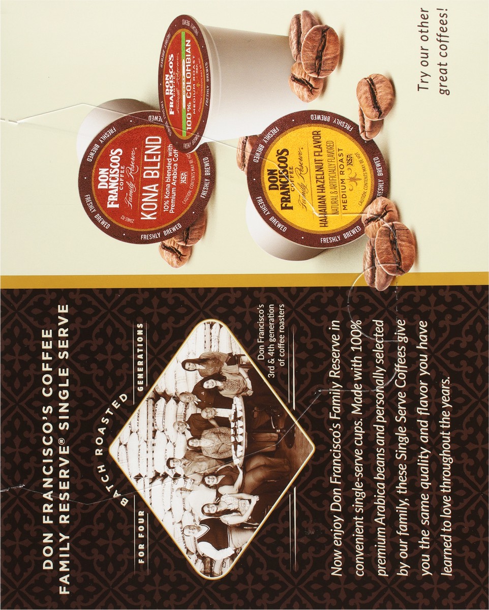 slide 11 of 14, Don Francisco's Vanilla Nut Medium Roast Coffee Pods- Recyclable Single-Serve Coffee Pods - 11.88 oz, 11.88 oz