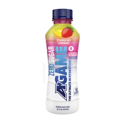 A-Game Zero Sugar Premium Strawberry Lemonade Hydration Beverage 16.9 fl oz