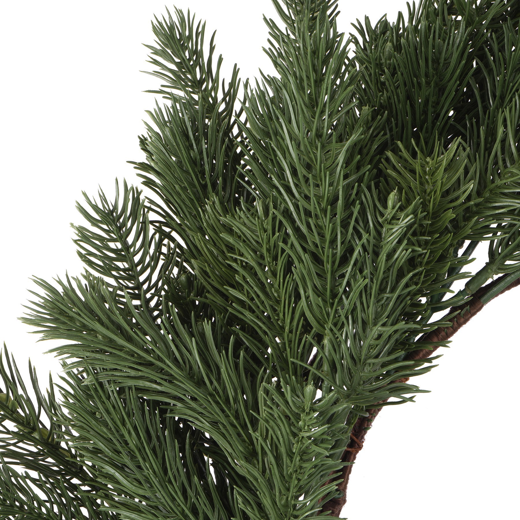 slide 2 of 2, 18" Green Soft Pine Wreath By Ashland, 18 in