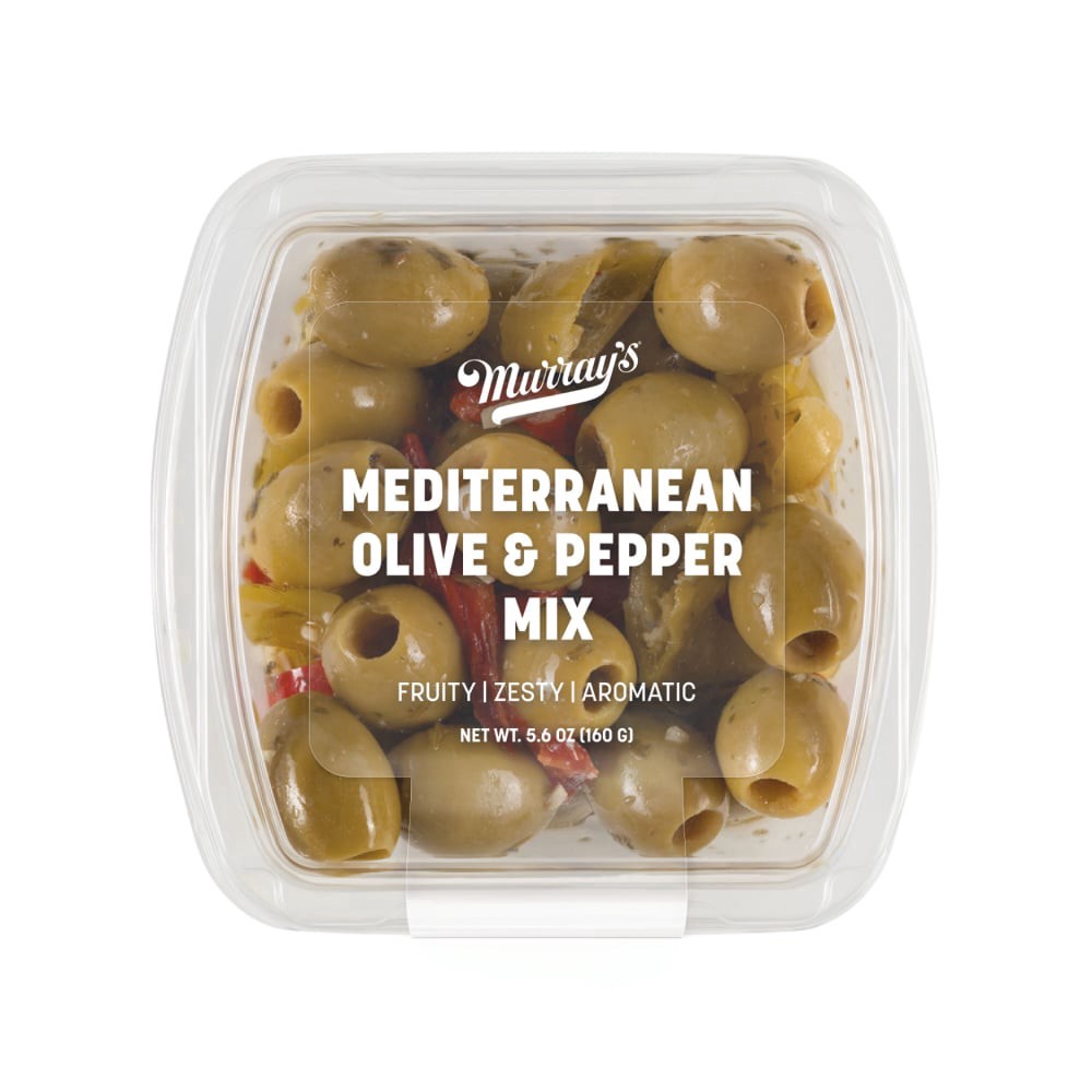 slide 1 of 1, Murray's Mediterranean Olive & Pepper Mix, 5.6 oz