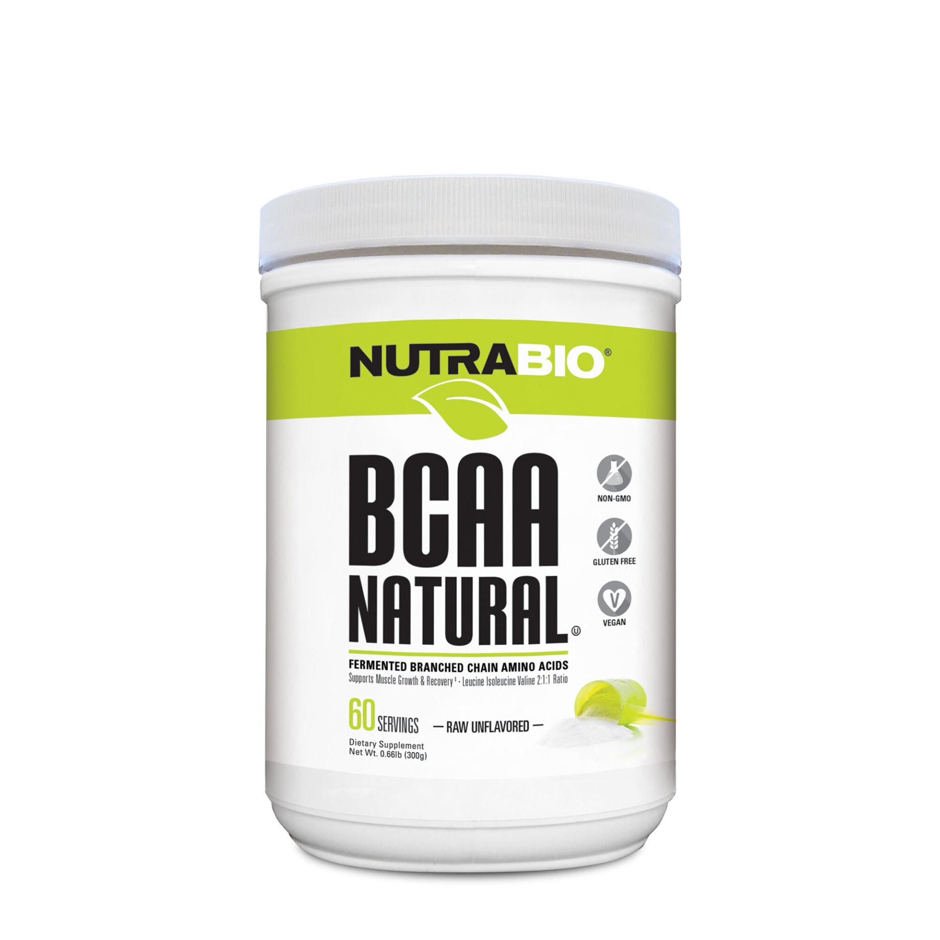 slide 1 of 1, NutraBio BCAA - Raw Unflavored, 1 ct