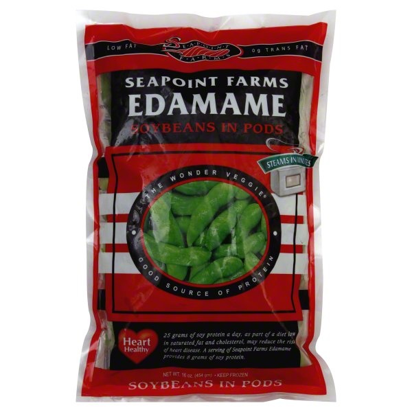 slide 1 of 1, Seapoint Farms Edamame Soybeans In Pods, 16 oz