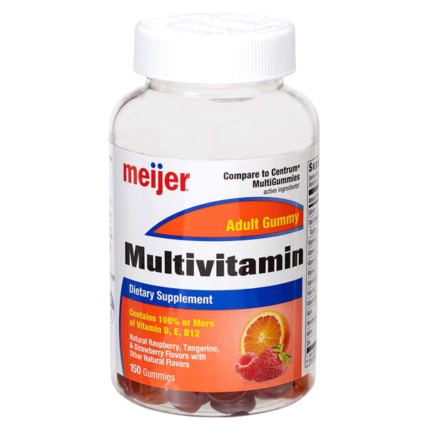 slide 1 of 1, Meijer Adult Gummy Multivitamin, 150 ct