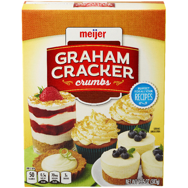 slide 1 of 1, Meijer Graham Cracker Crumbs, 13.5 oz