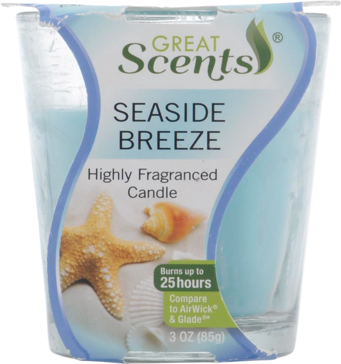 slide 5 of 12, Great Scents Seaside Breeze Scented Candle, 3 oz