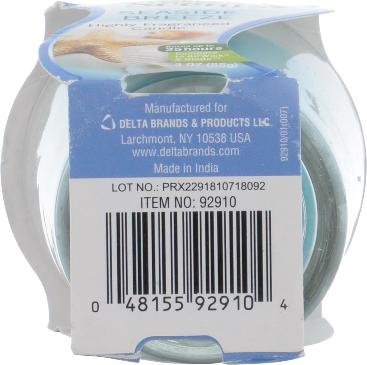 slide 9 of 12, Great Scents Seaside Breeze Scented Candle, 3 oz