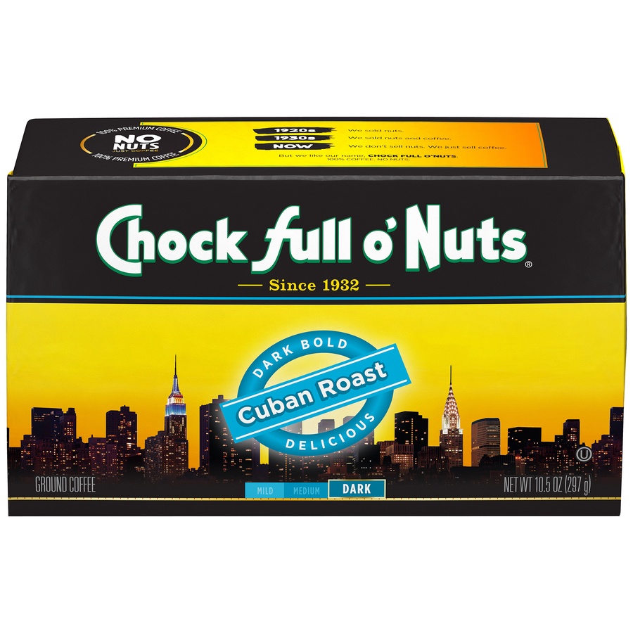 slide 1 of 1, Chock Full O' Nuts Cuban Roast - 10.5 oz, 10.5 oz