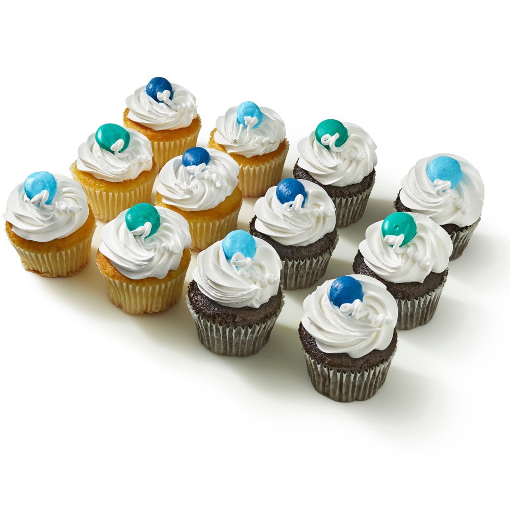 slide 2 of 5, Cupcakes With Whippy Icing Variety, 12 ct