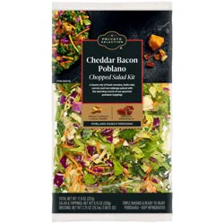 Private Selection® Cheddar Bacon Poblano Salad Kit