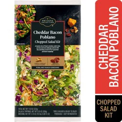 Private Selection Cheddar Bacon Poblano Salad Kit