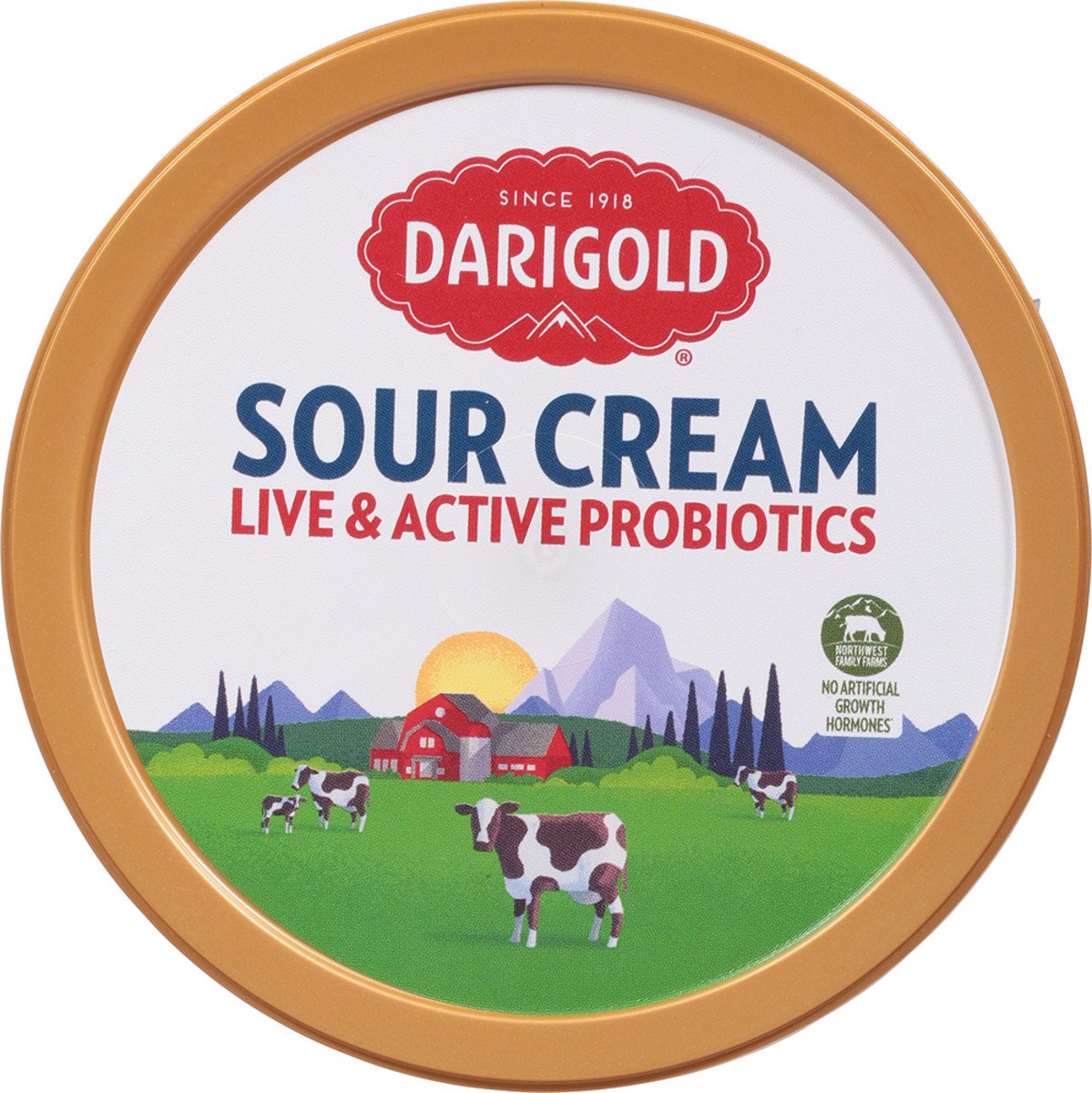 slide 3 of 9, Darigold Sour Cream, 16 oz