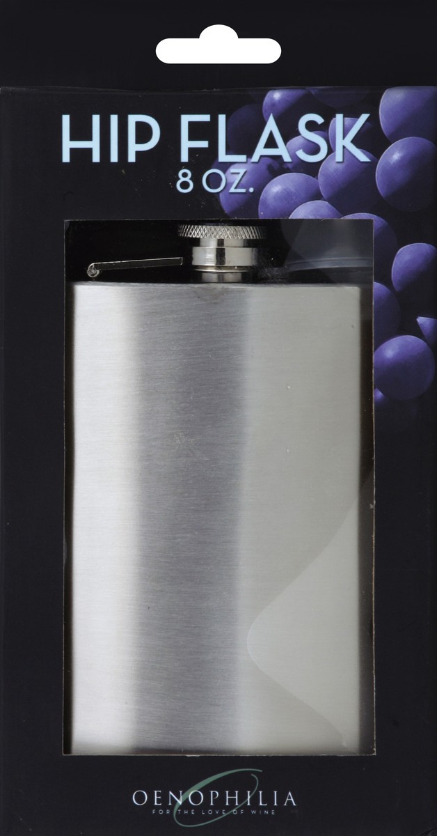 slide 1 of 5, Oenophilia Hip Flask 1 ea, 1 ct