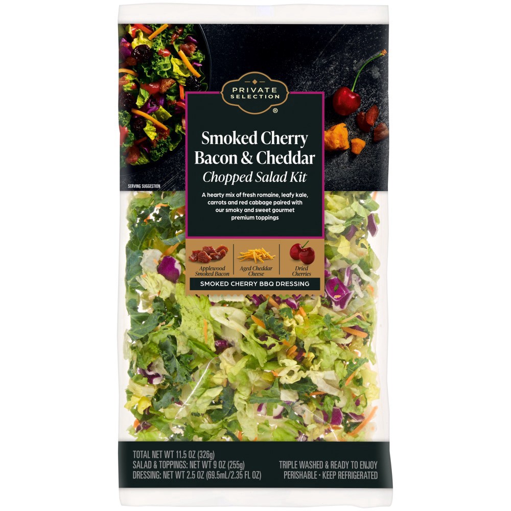 slide 1 of 5, Private Selection® Cherry Bacon Cheddar Salad Kit, 11.5 oz
