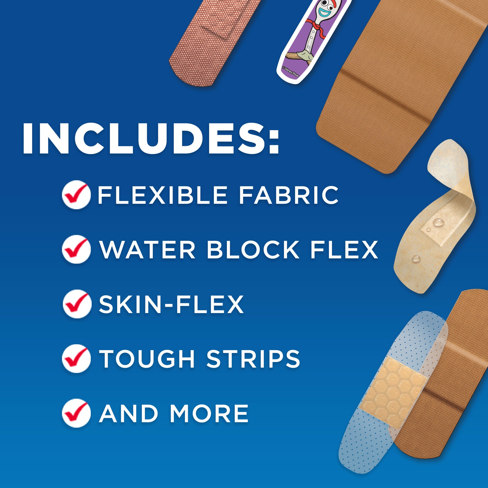 slide 7 of 9, Band-Aid Bandages Family Pack, Assorted Sizes, 110 ct