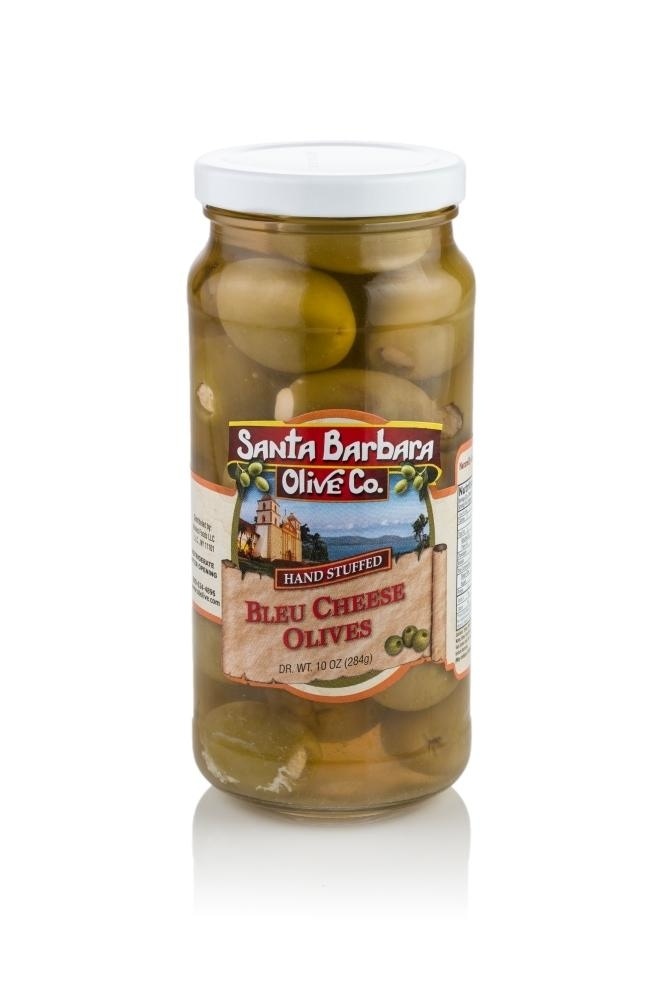 slide 1 of 1, Santa Barbara Olive Co. Bleu Cheese Stuffed Olives, 10 oz