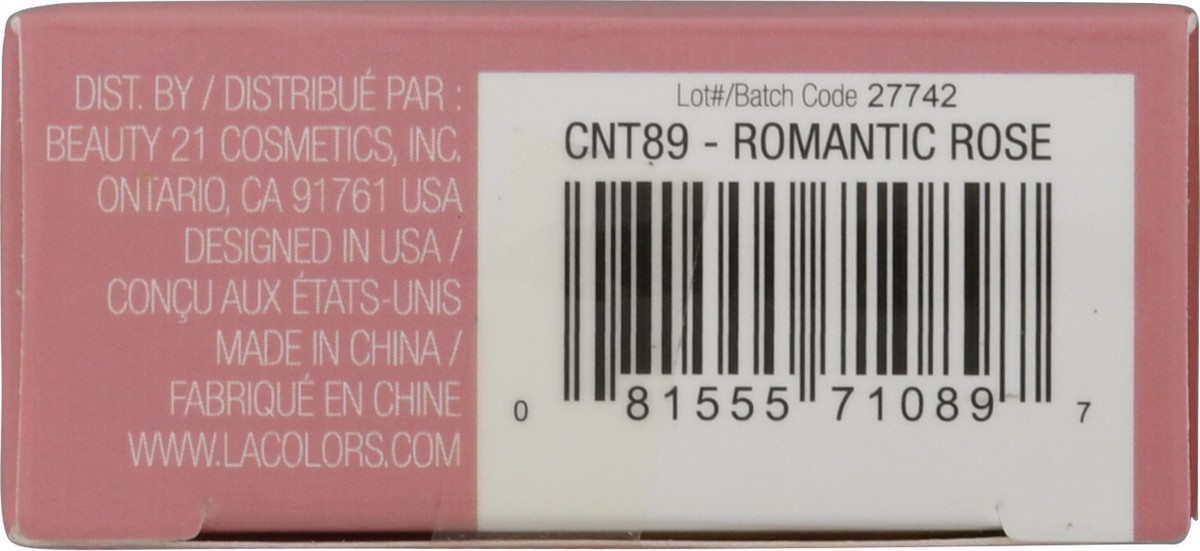 slide 4 of 9, L.A. Colors NailFrill Short Romantic Rose CNT89 High Gloss Artificial Nail Tips 1 kit, 1 kit