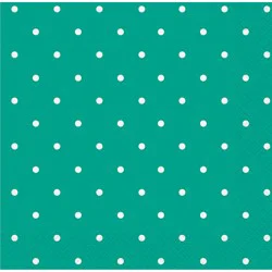 Kroger Entertainment Essentials Beverage Napkins - 24 Pk - Polka Dots Green