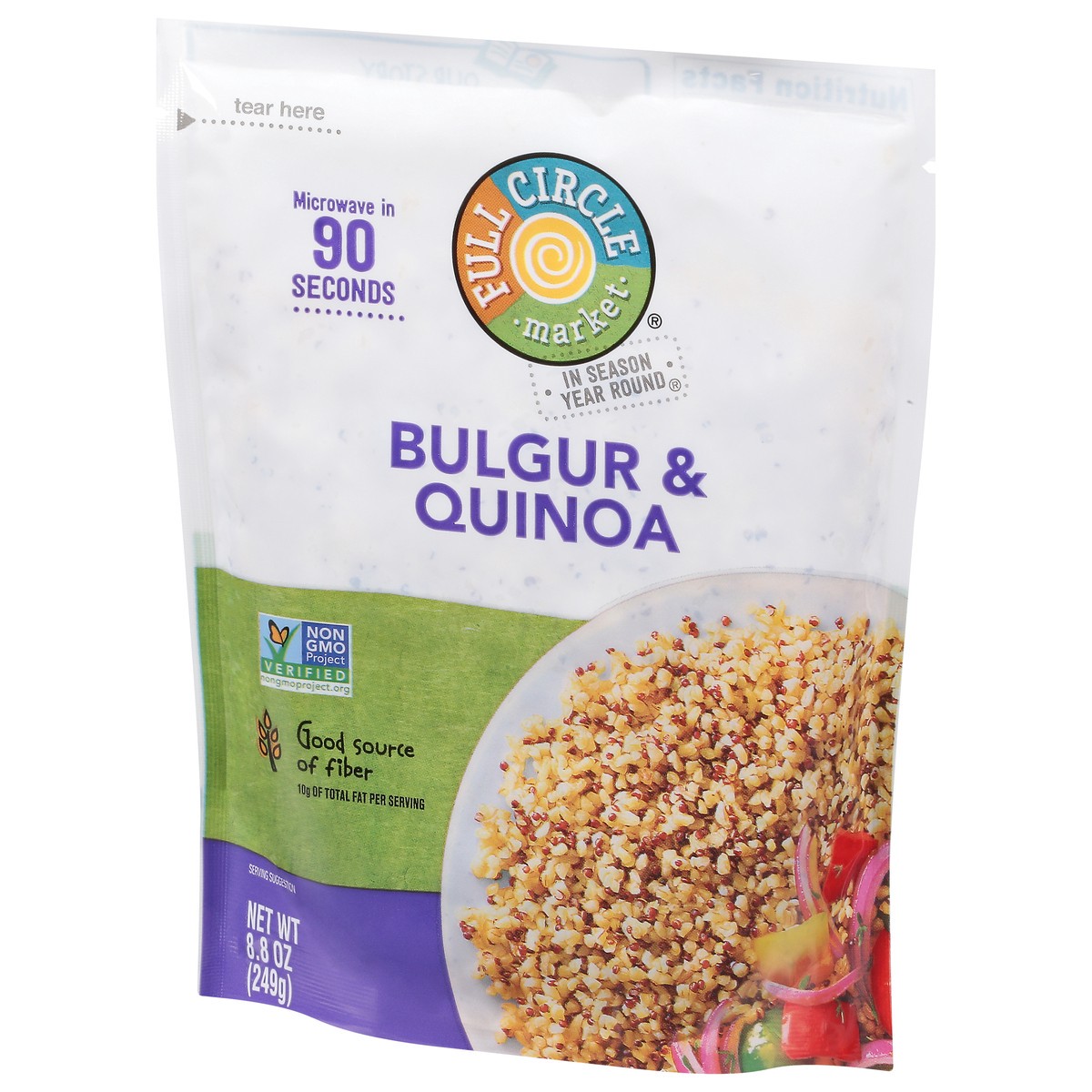 slide 4 of 15, Full Circle Market Bulgur & Quinoa 8.8 oz, 8.8 oz