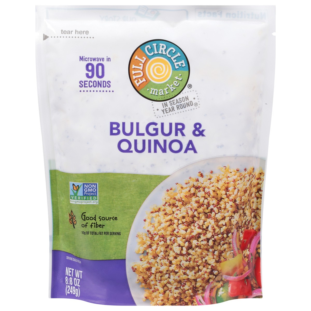 slide 13 of 15, Full Circle Market Bulgur & Quinoa 8.8 oz, 8.8 oz