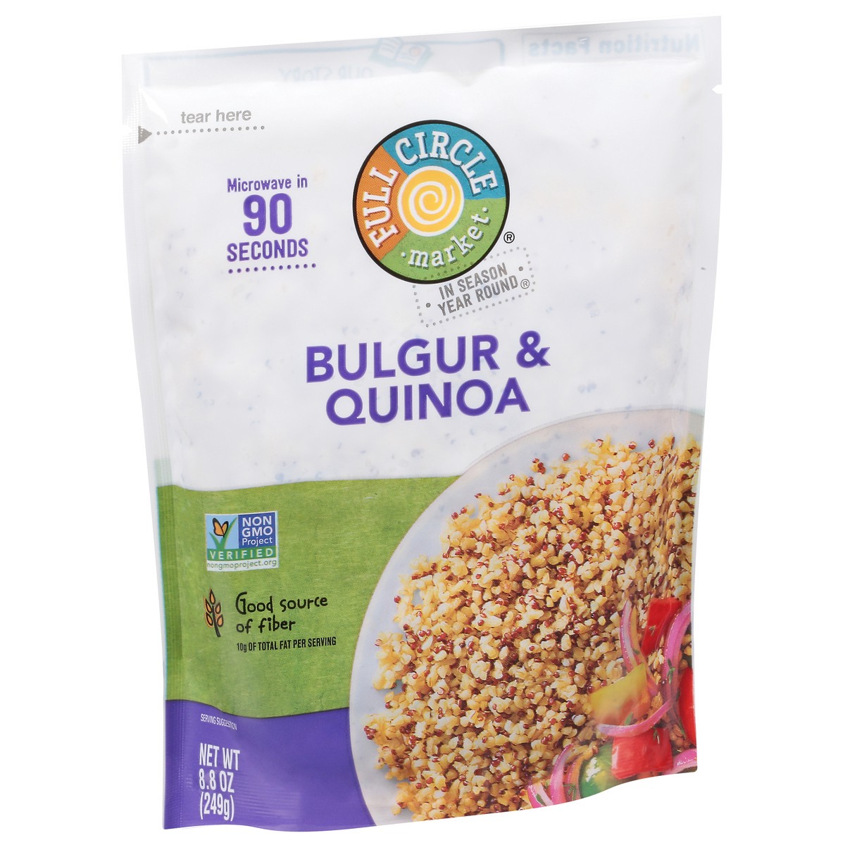 slide 3 of 15, Full Circle Market Bulgur & Quinoa 8.8 oz, 8.8 oz